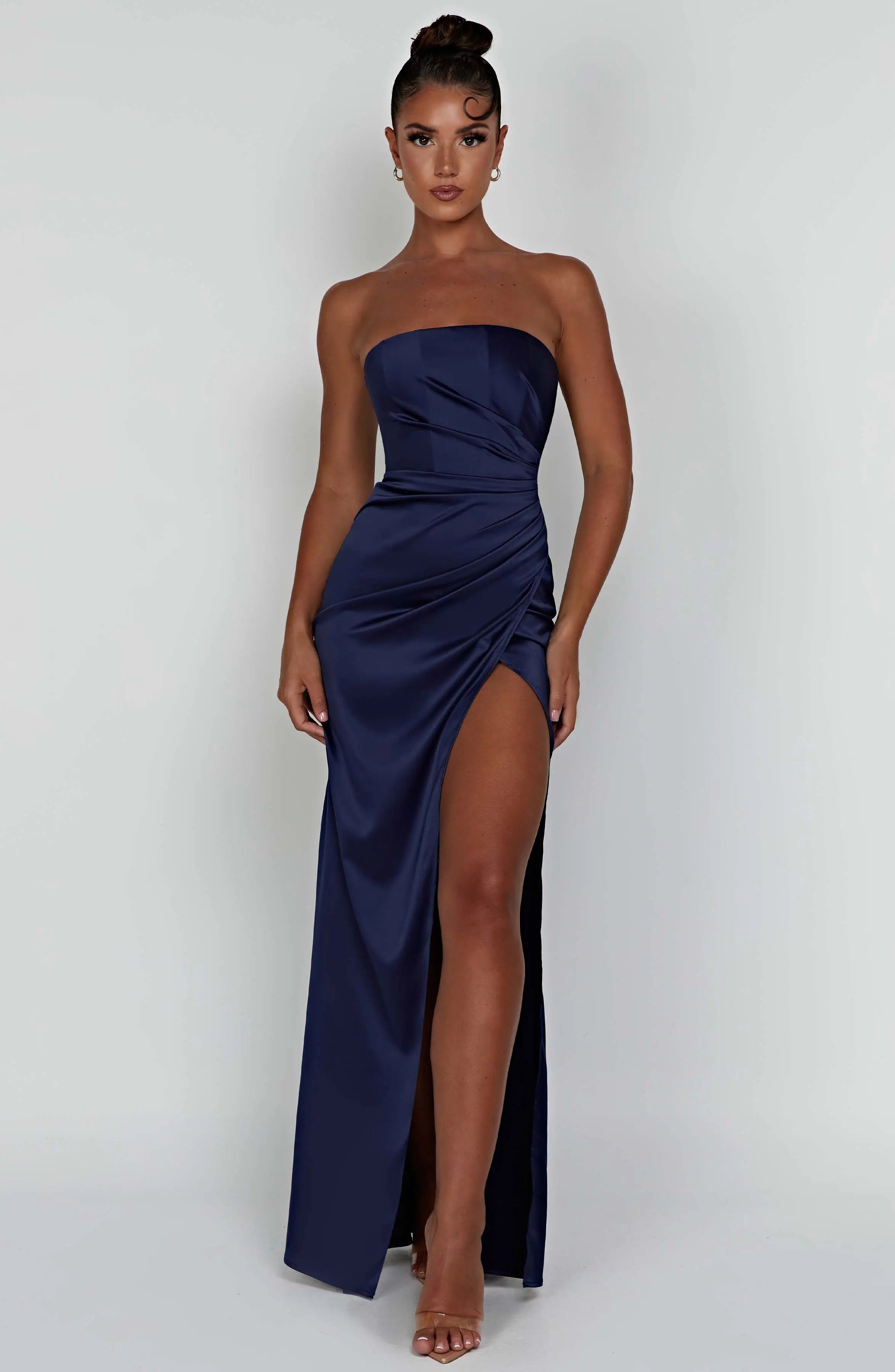 Safiya Maxi Dress - Navy C.F