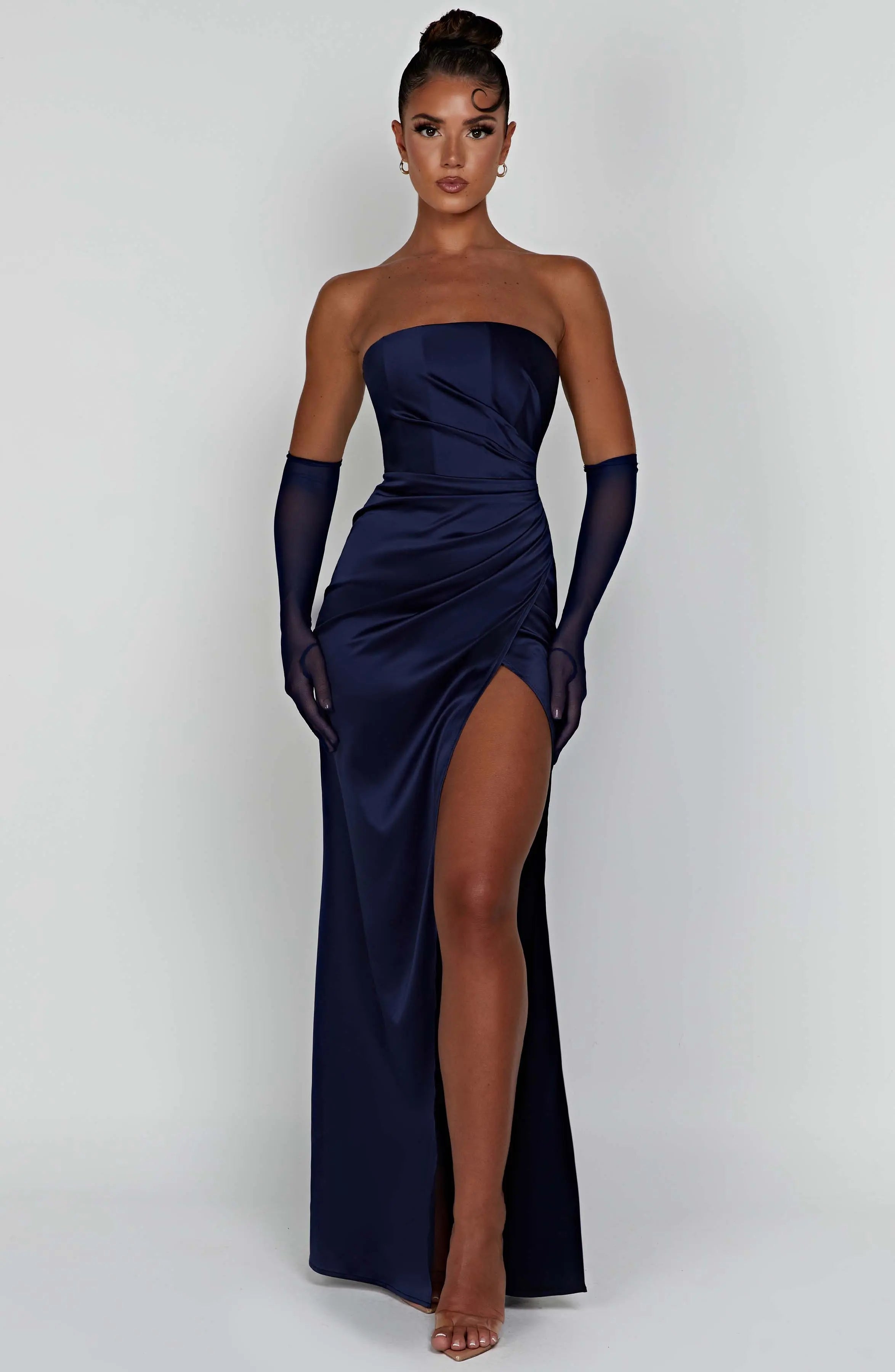 Safiya Maxi Dress - Navy C.F