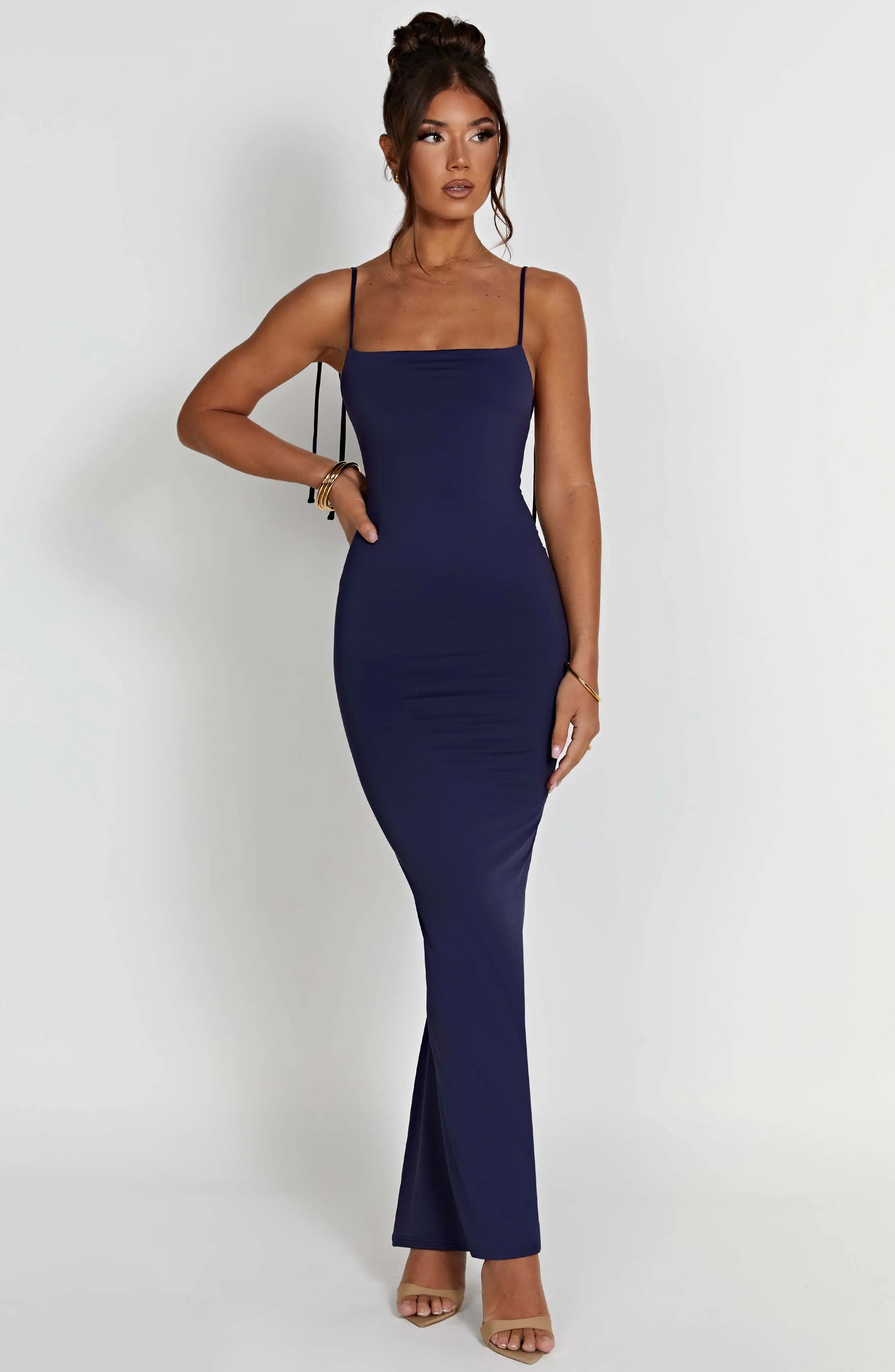 Sanya Maxi Dress - Navy L.F