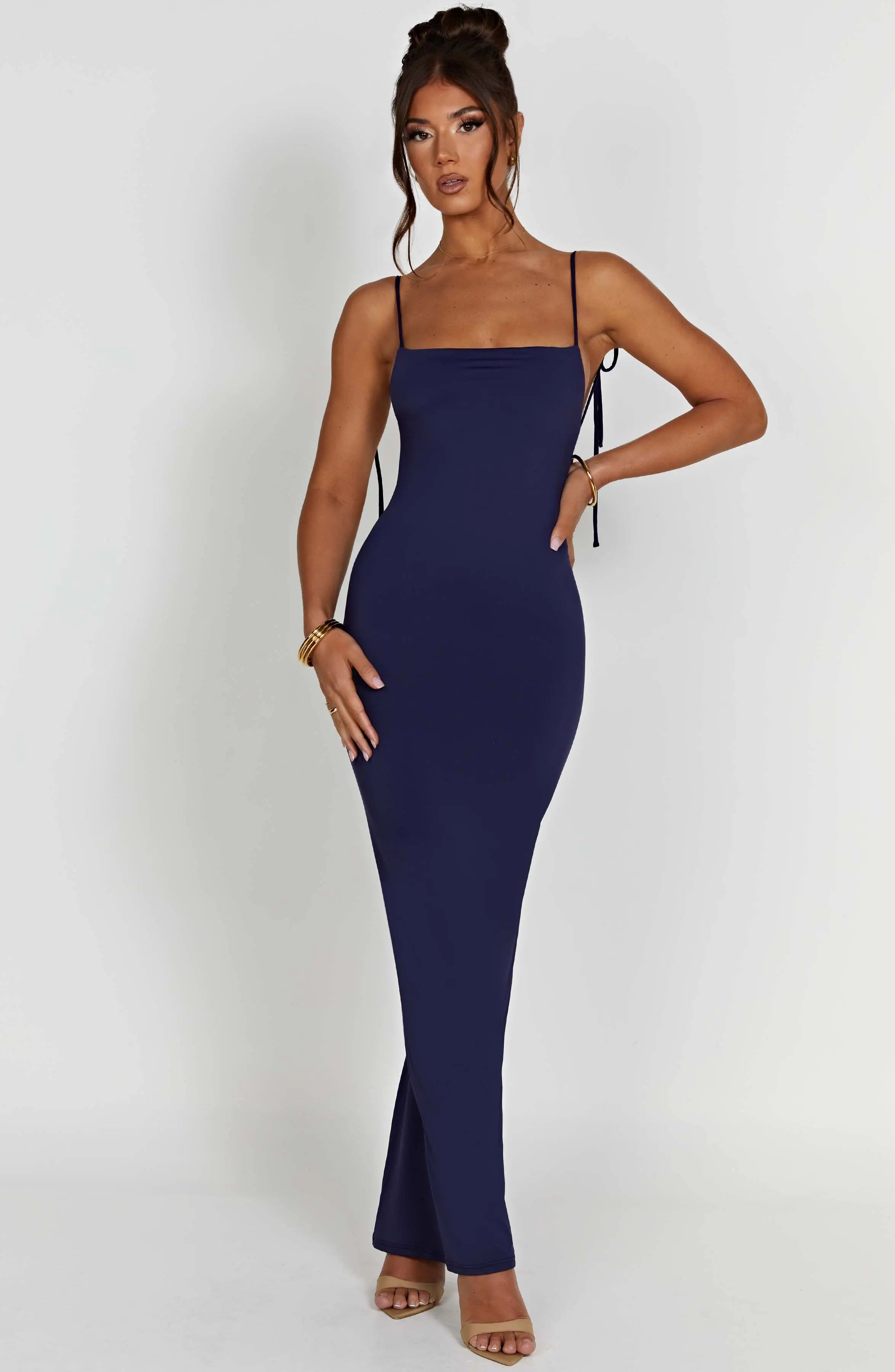 Sanya Maxi Dress - Navy L.F