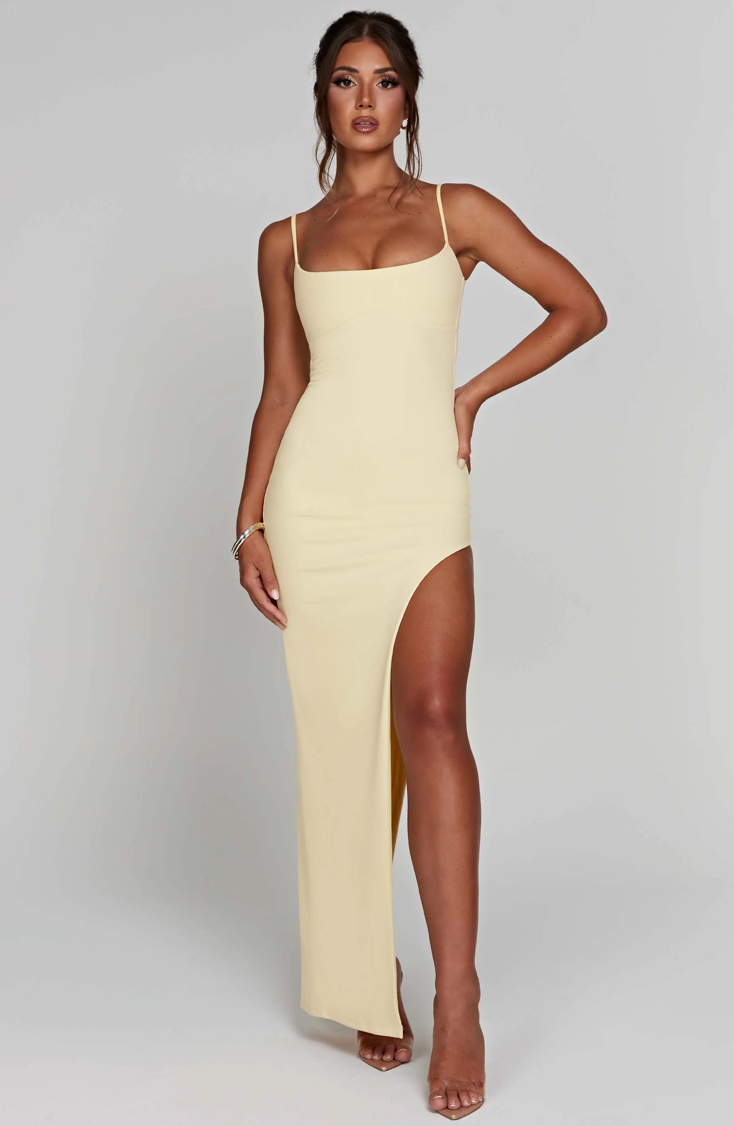 Tiarne Maxi Dress - Lemon C.F