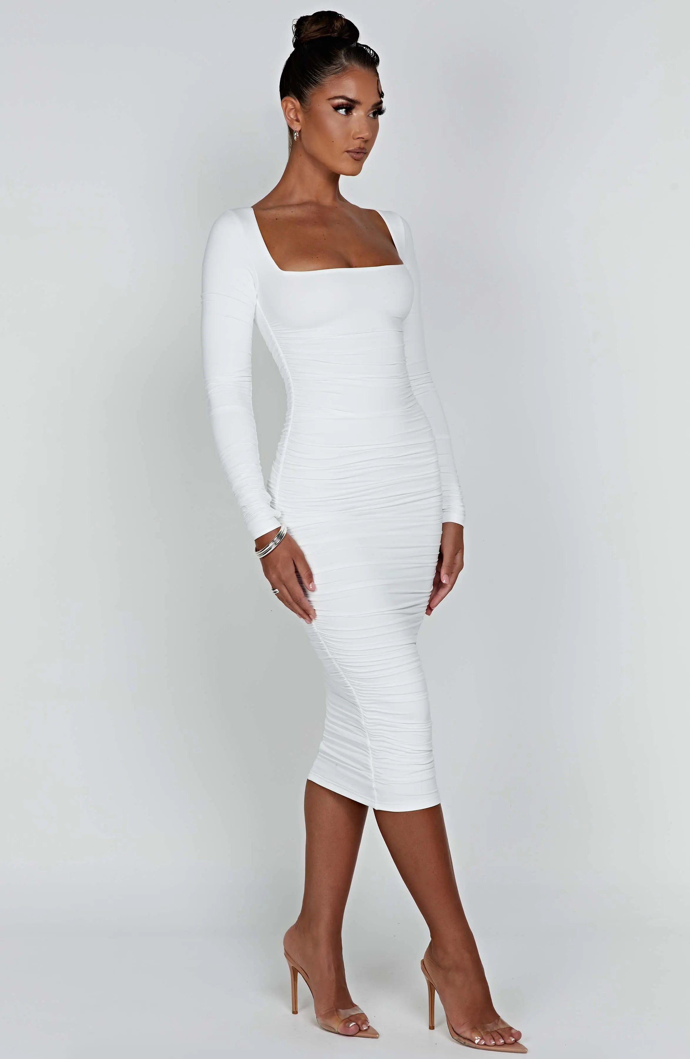 Wren Maxi Dress - White M.T