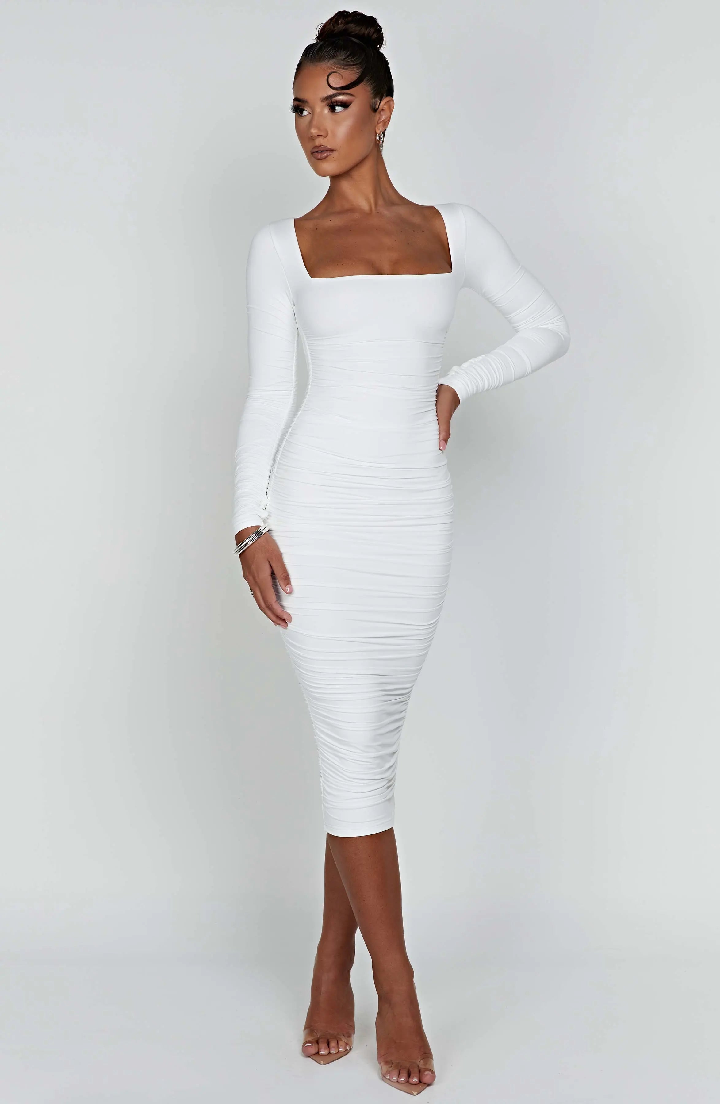 Wren Maxi Dress - White M.T