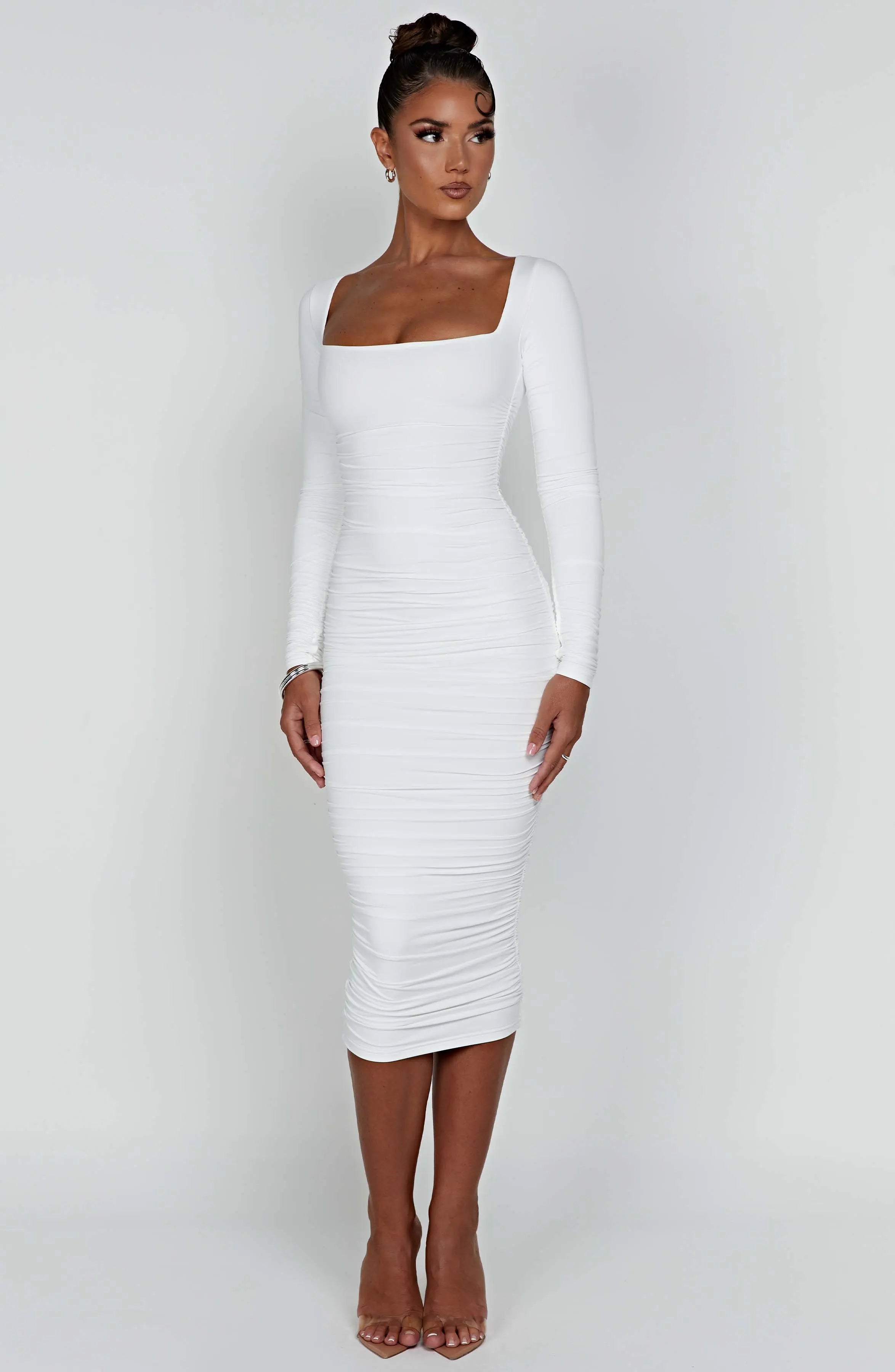 Wren Maxi Dress - White M.T