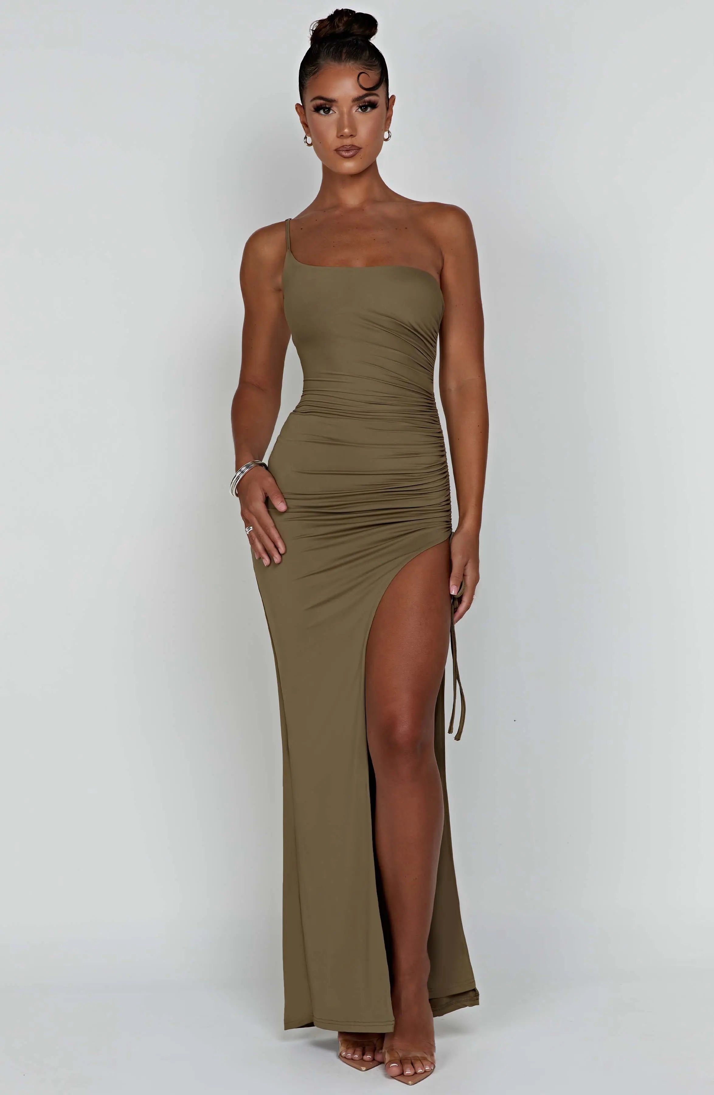 Zuri Maxi Dress - Khaki M.T