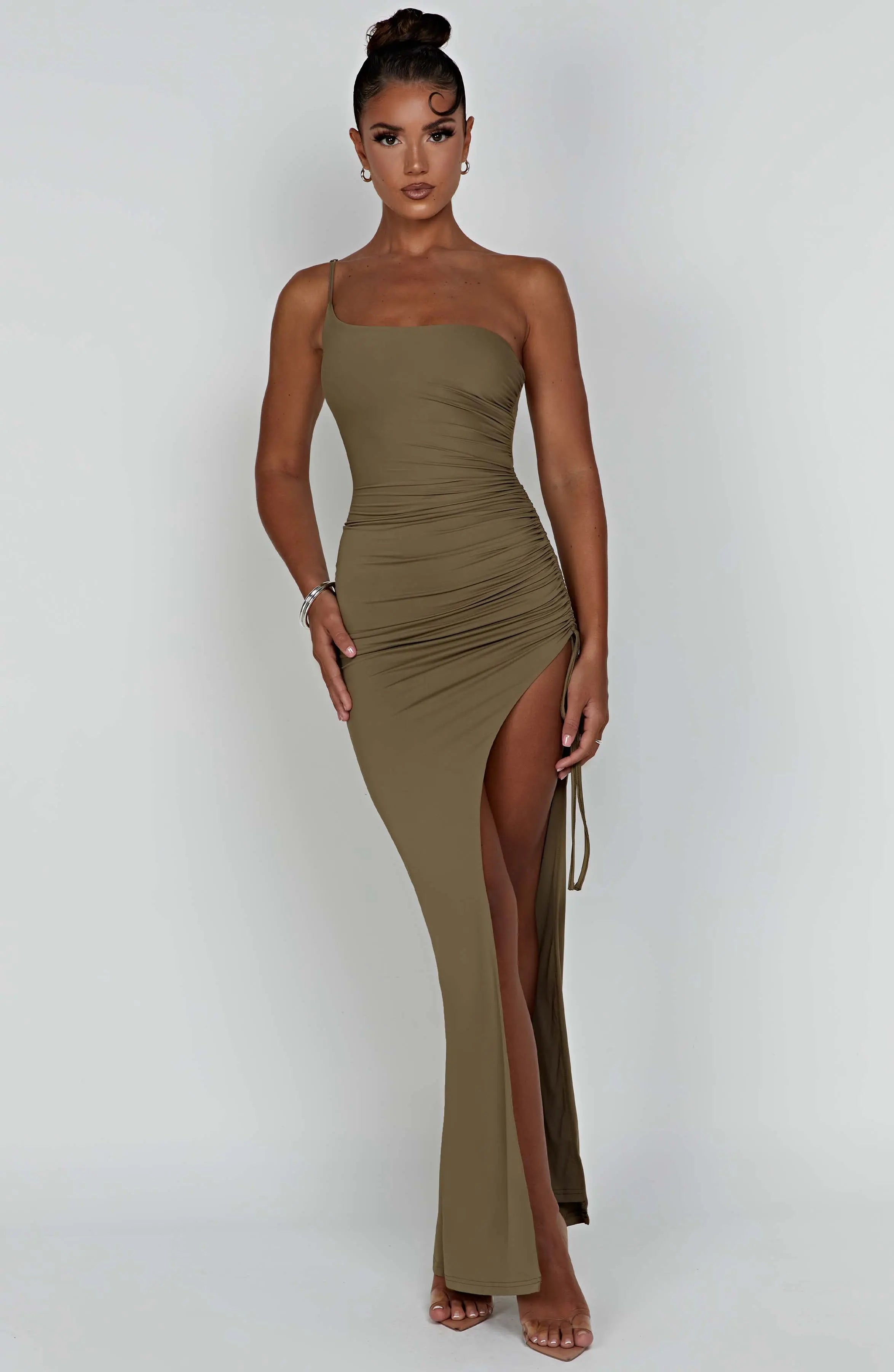 Zuri Maxi Dress - Khaki M.T