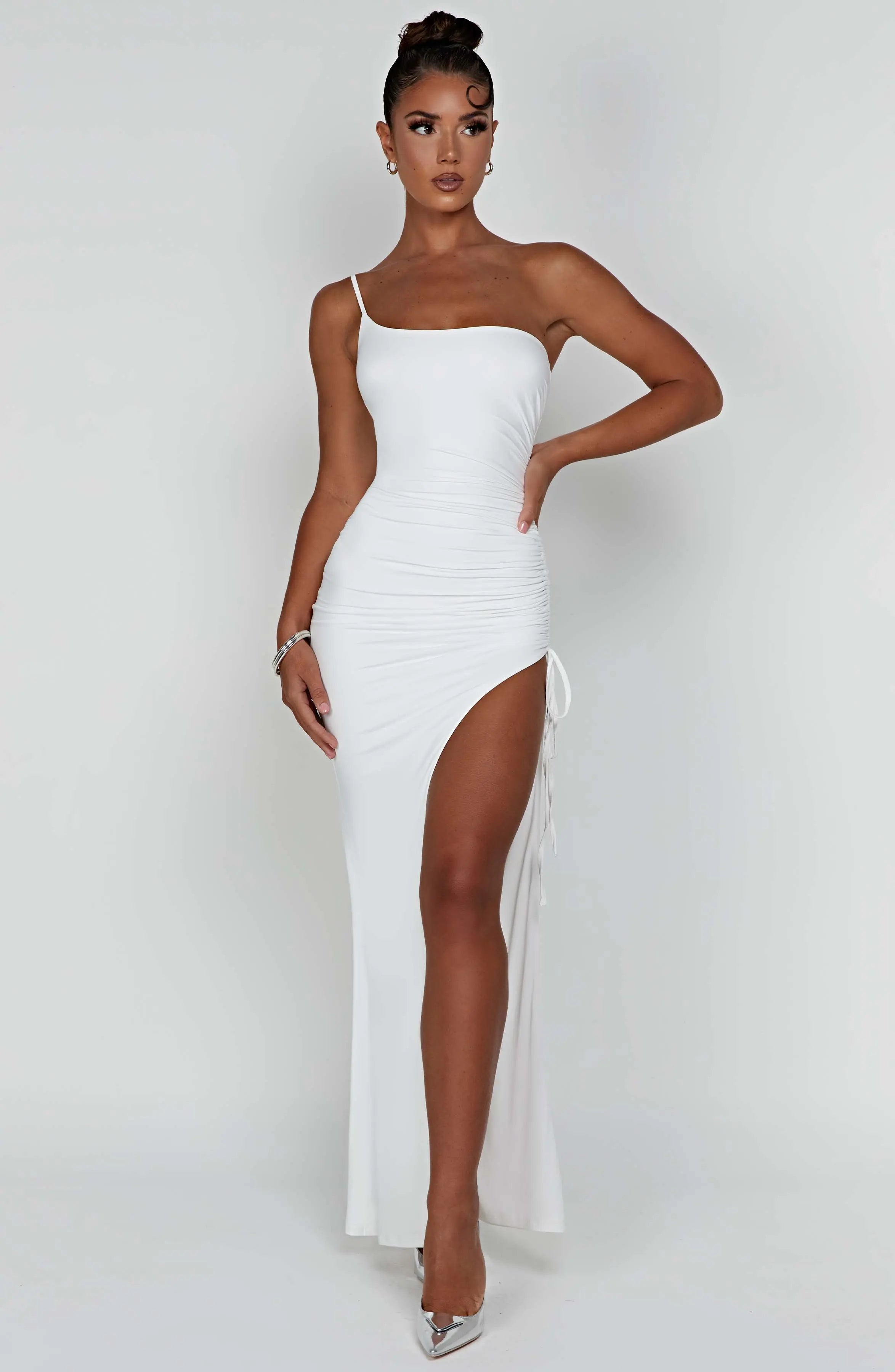 Zuri Maxi Dress - White M.T