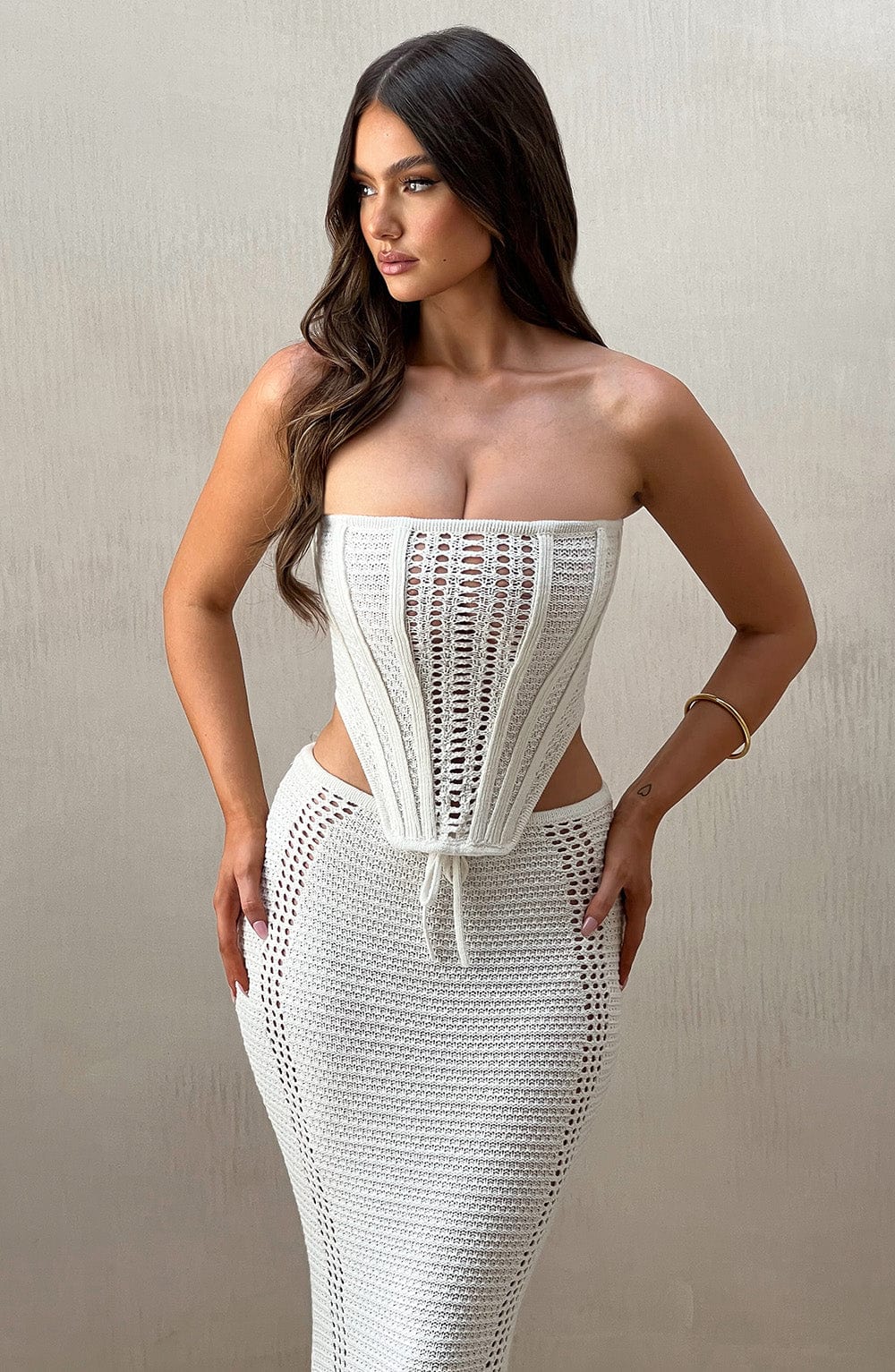 Carly Corset - White