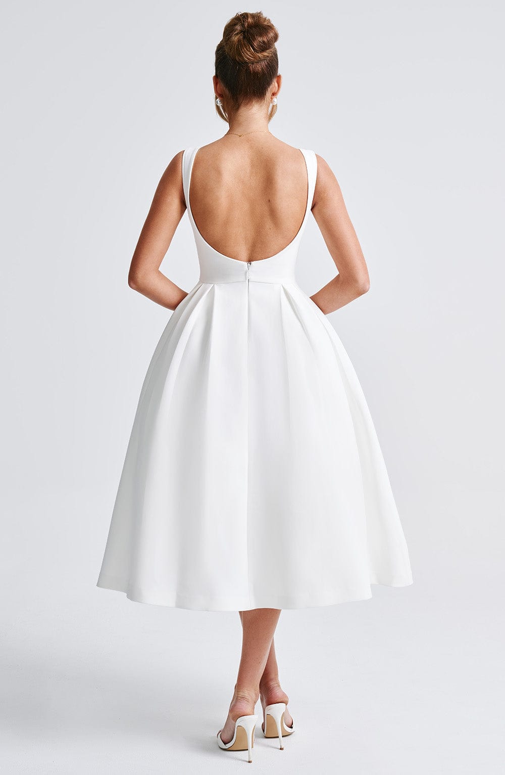 Clarabella Midi Dress - Ivory