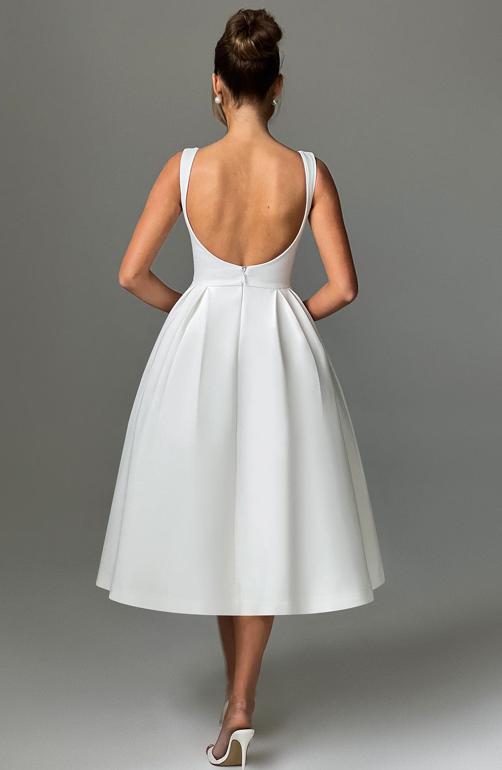 Clarabella Midi Dress - Ivory