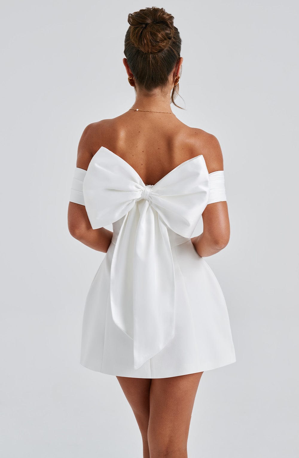 Delta Mini Dress - Ivory