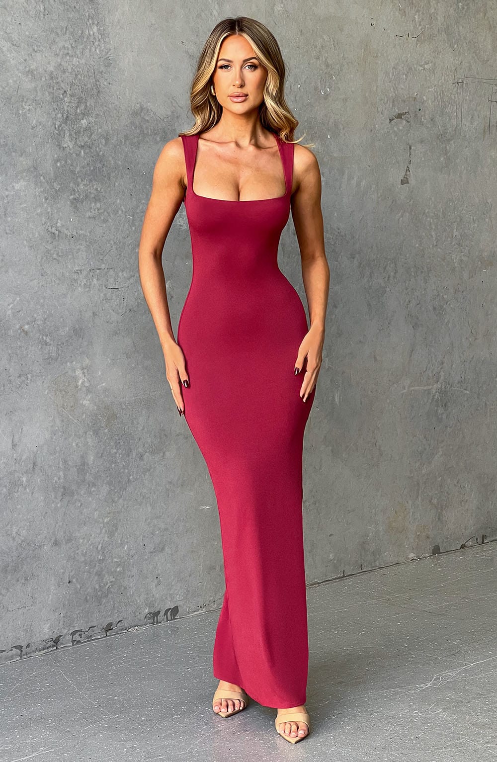 Hadley Maxi Dress - Cherry