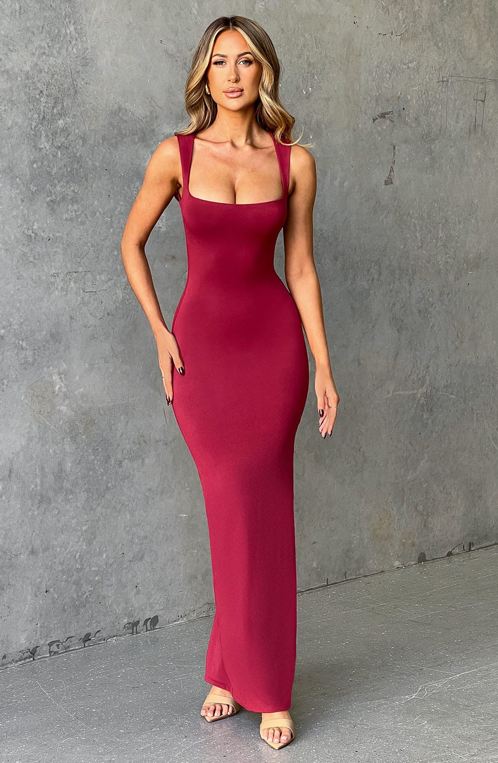 Hadley Maxi Dress - Cherry