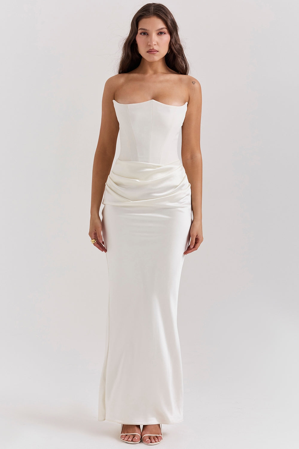 Rosalind Maxi Dress - Ivory