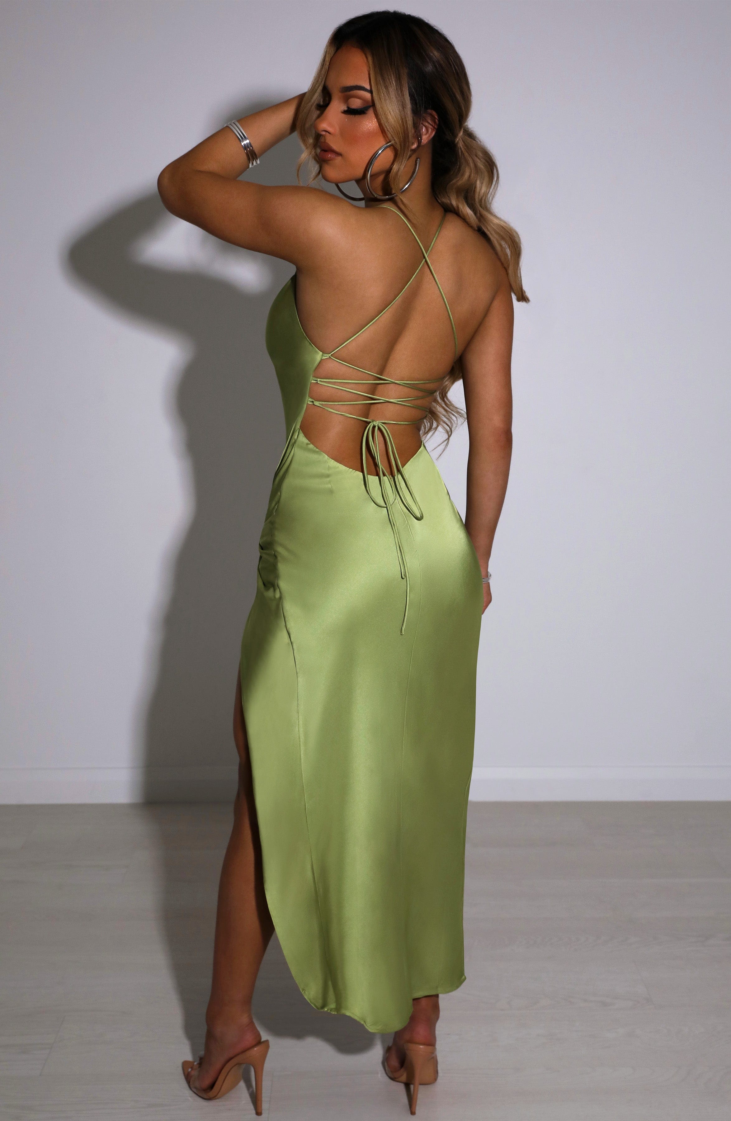 Jaida Midi Dress - Sage