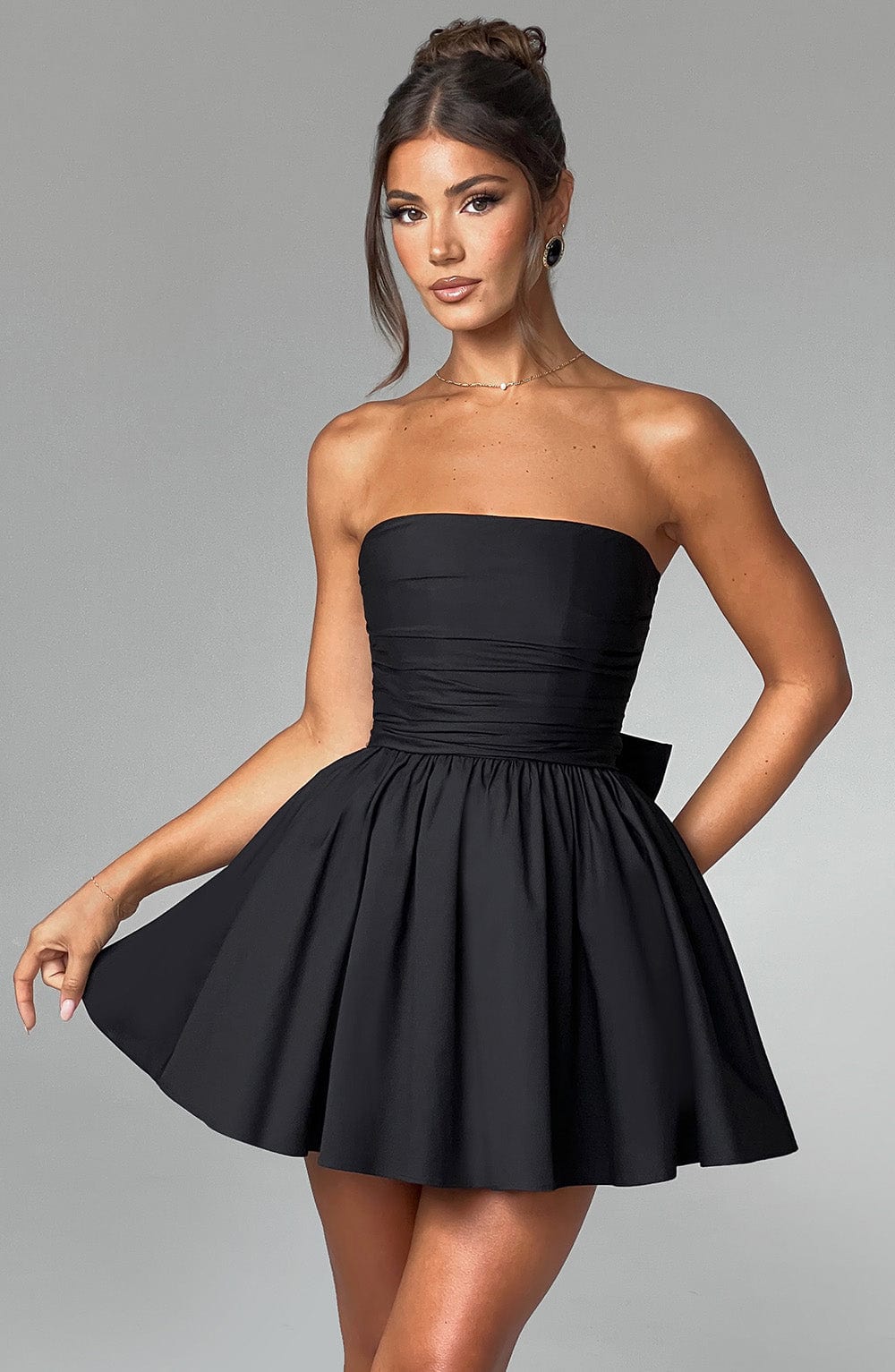 Katrina Mini Dress - Black