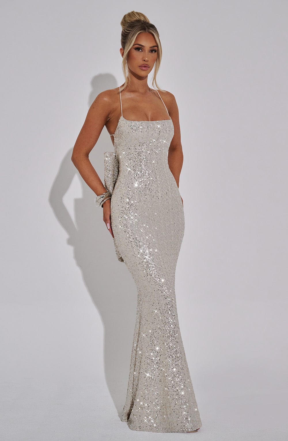 Meridith Maxi Dress - Champagne