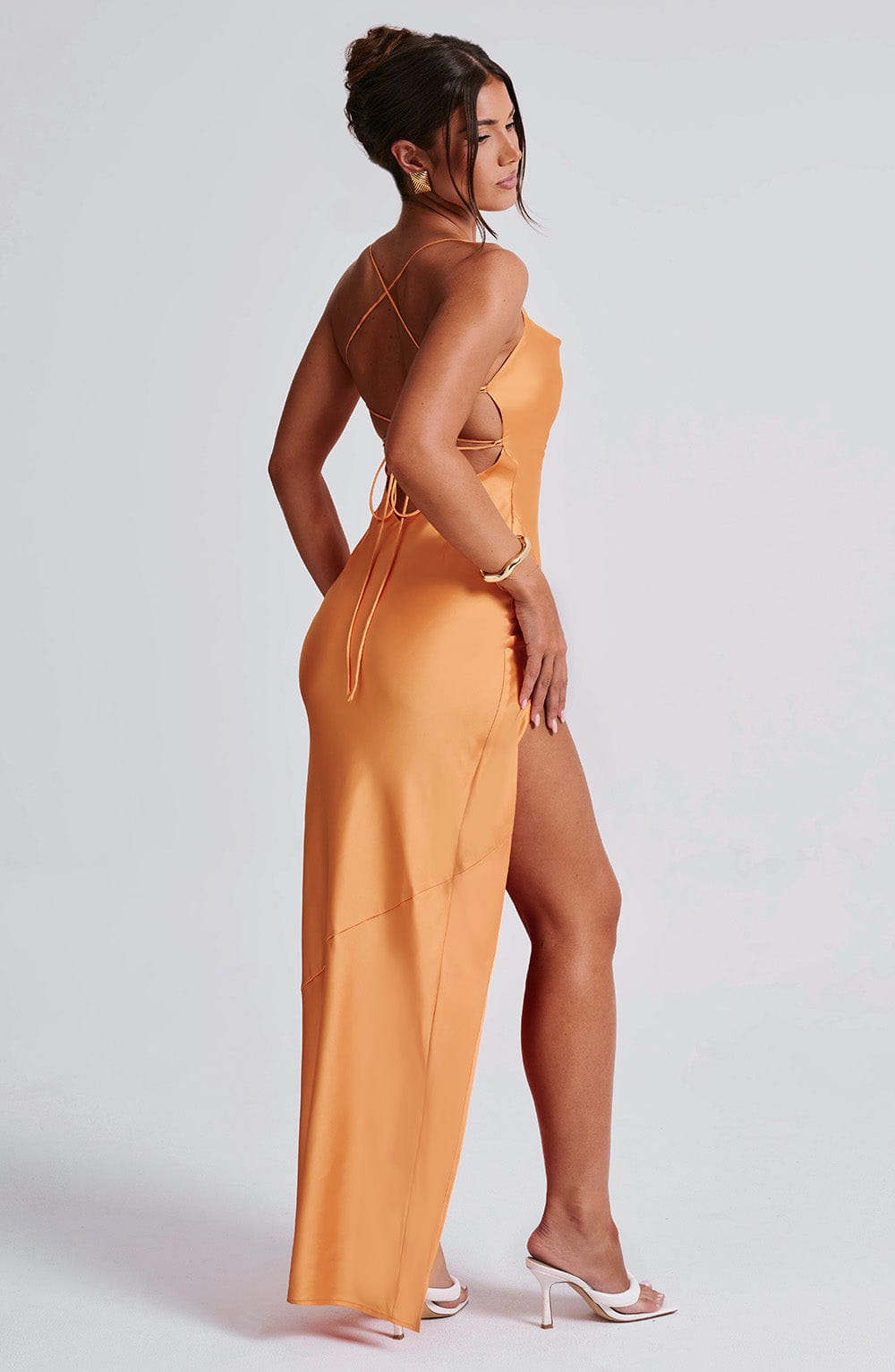 Misha Maxi Dress - Tangerine