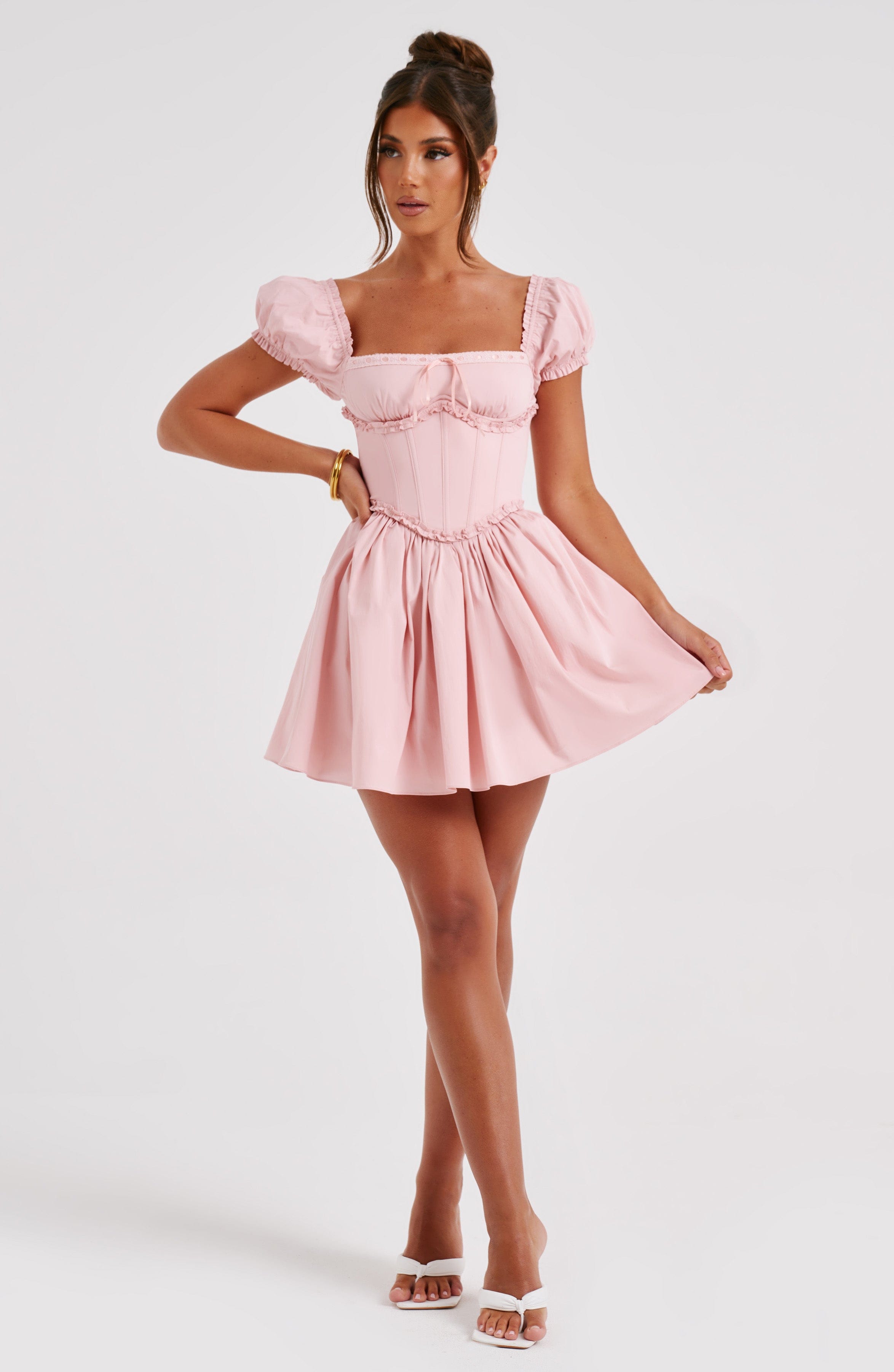 Penelope Mini Dress - Blush