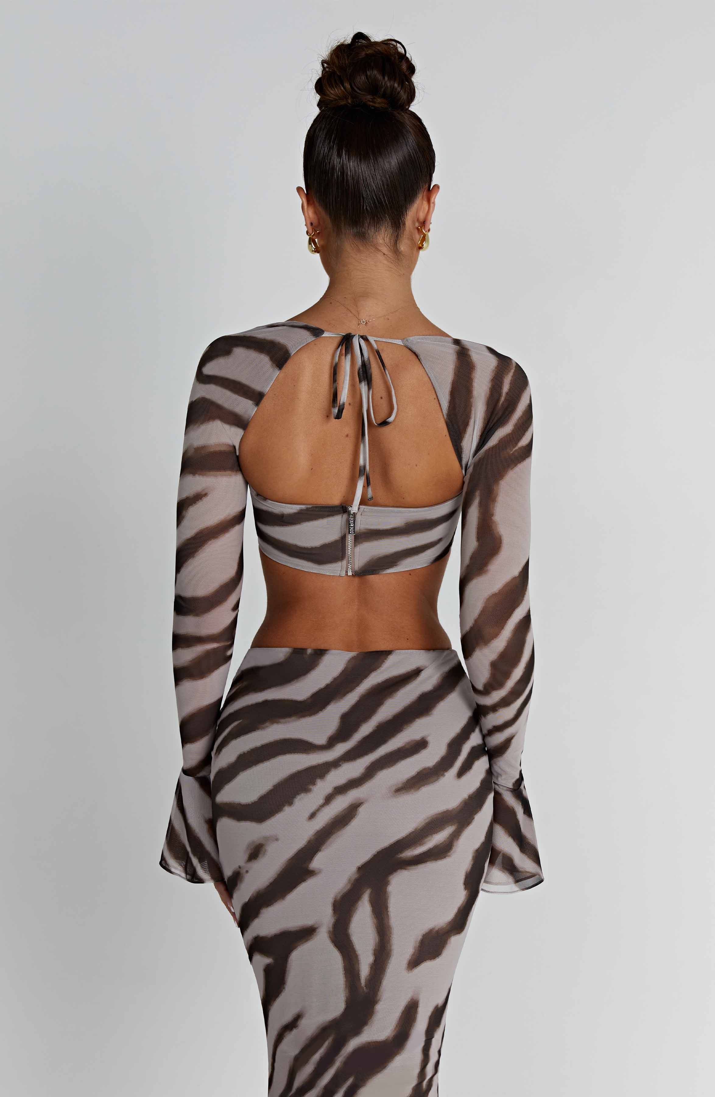 Priscilla Top - Zebra Print