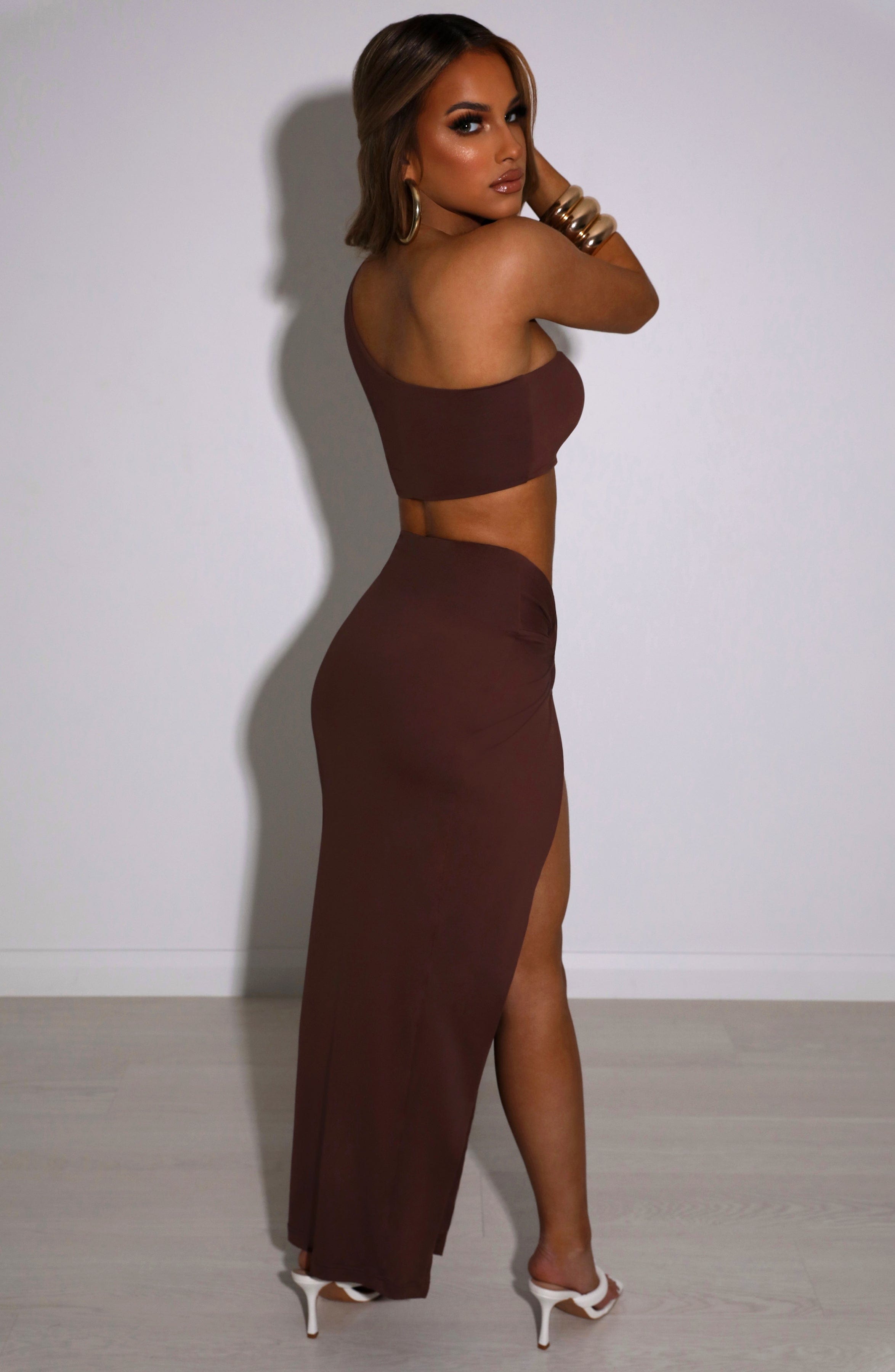 Rosa Maxi Skirt - Chocolate