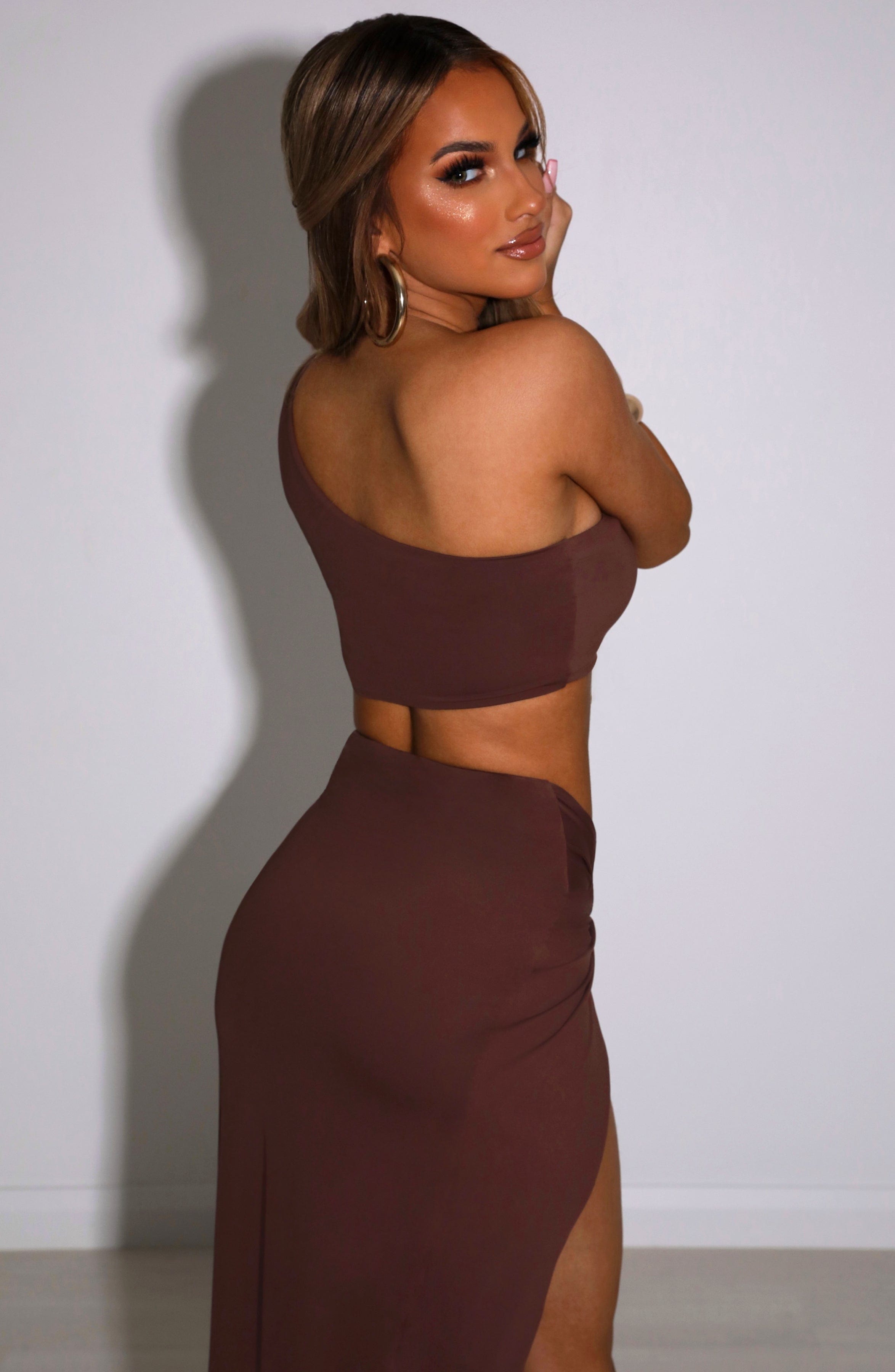 Rosa Maxi Skirt - Chocolate