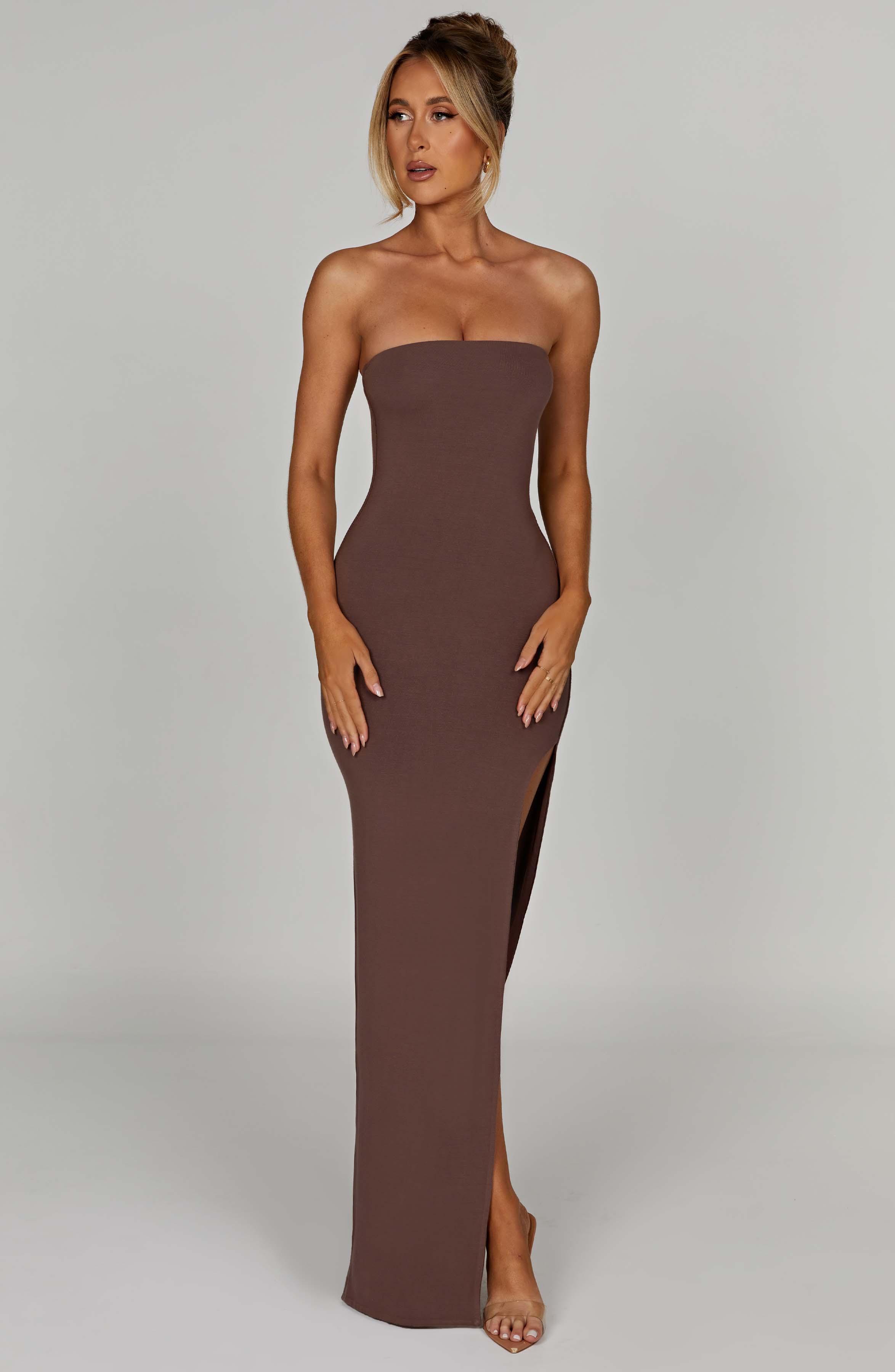 Teyana Maxi Dress - Chocolate