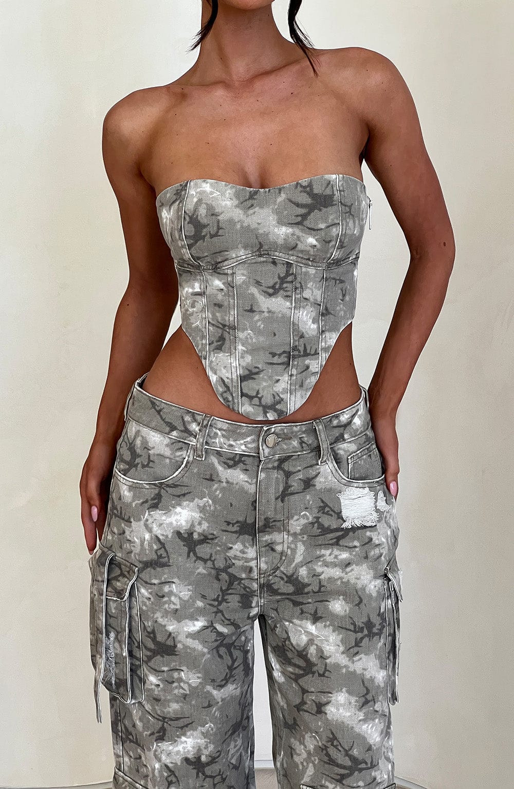 Yasie Corset - Camo Print